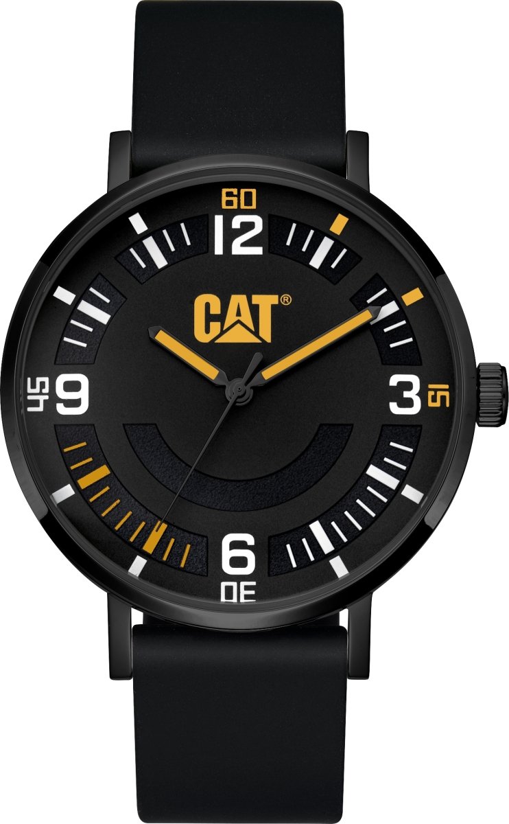 CATERPILLAR NQ16021137 Ellipse Black Silicone Strap - Κοσμηματοπωλείο Goldy