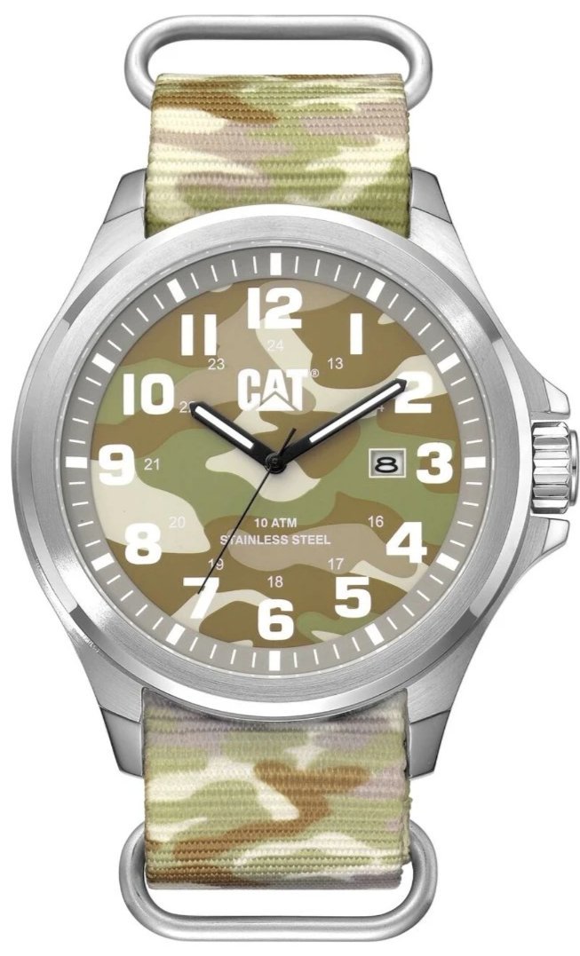 CATERPILLAR PU14160010 Operator Khaki Fabric Strap - Κοσμηματοπωλείο Goldy