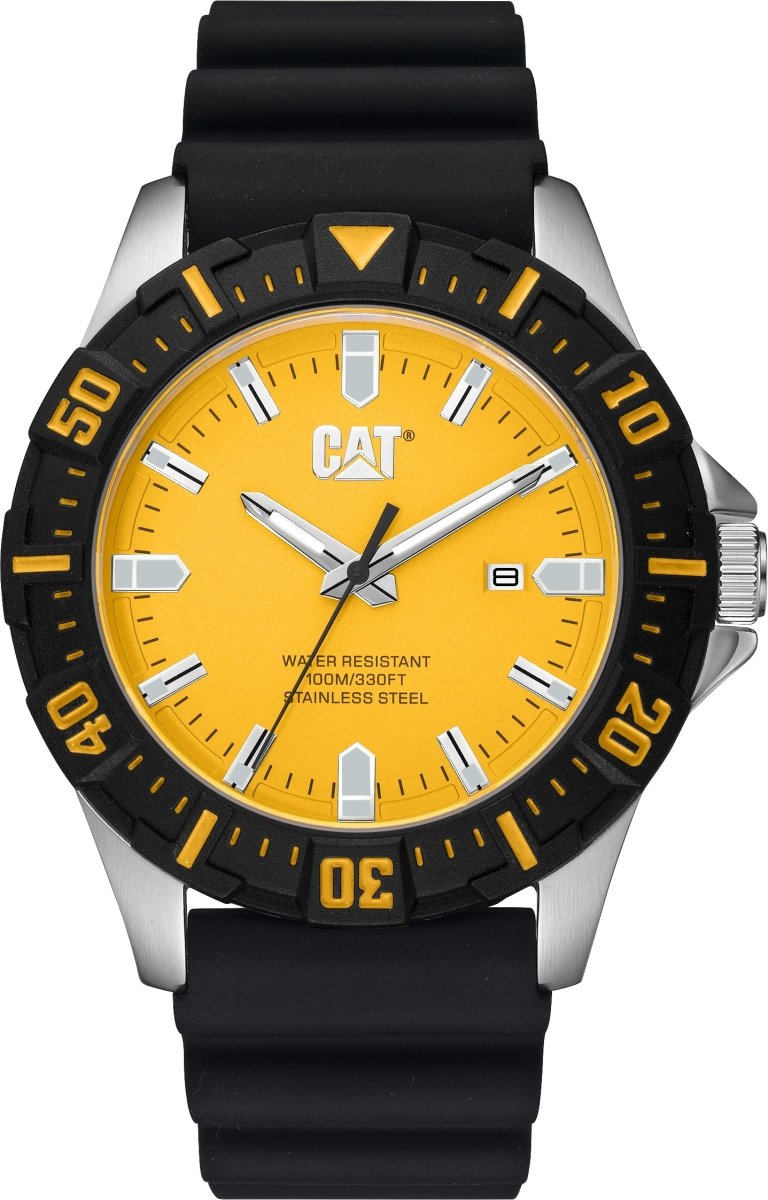 Caterpillar PZ14121727 Moto Black Silicon Strap - Κοσμηματοπωλείο Goldy