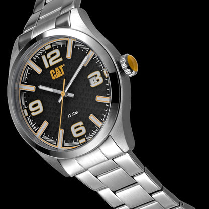 CATERPILLAR QA14111132 H-Dial Stainless Steel Bracelet - Κοσμηματοπωλείο Goldy