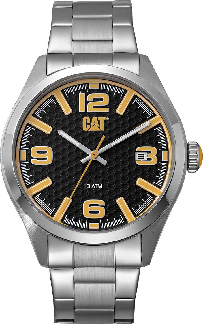 CATERPILLAR QA14111137 H-Dial Stainless Steel Bracelet - Κοσμηματοπωλείο Goldy