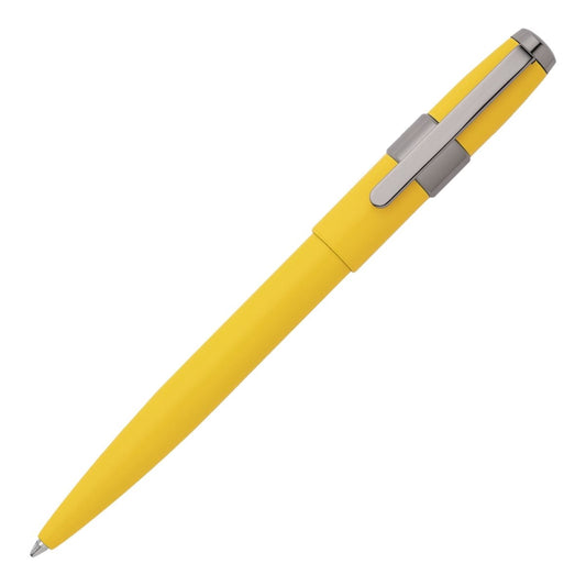 Cerruti 1881 NSC3284S Block Yellow Ballpoint Pen - Κοσμηματοπωλείο Goldy