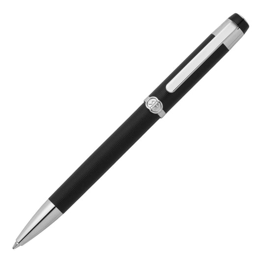 Cerruti 1881 NSQ3294A Στυλό Regent Black Ballpoint Pen - Κοσμηματοπωλείο Goldy