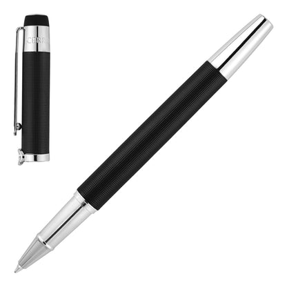 Cerruti 1881 NSQ3295A Στυλό Regent Black Rollerball Pen - Κοσμηματοπωλείο Goldy