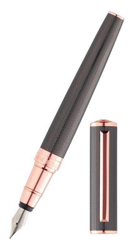 Cerruti 1881 NSW0852D Motley Gun-Rose Gold Fountain Pen - Κοσμηματοπωλείο Goldy