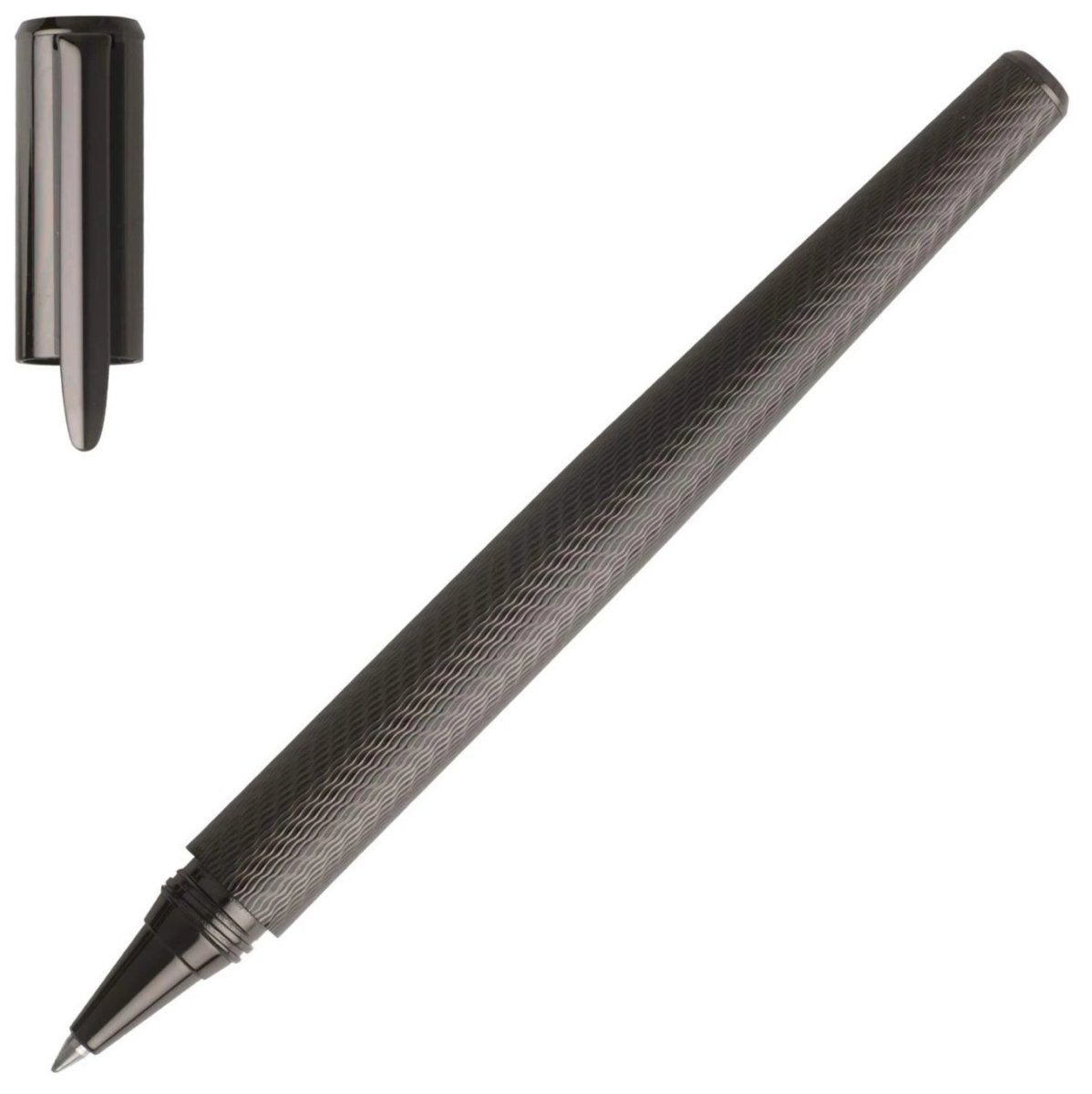 Cerruti 1881 NSW5485 Στυλό Vibrant Dark Chome Rollerball Pen - Κοσμηματοπωλείο Goldy