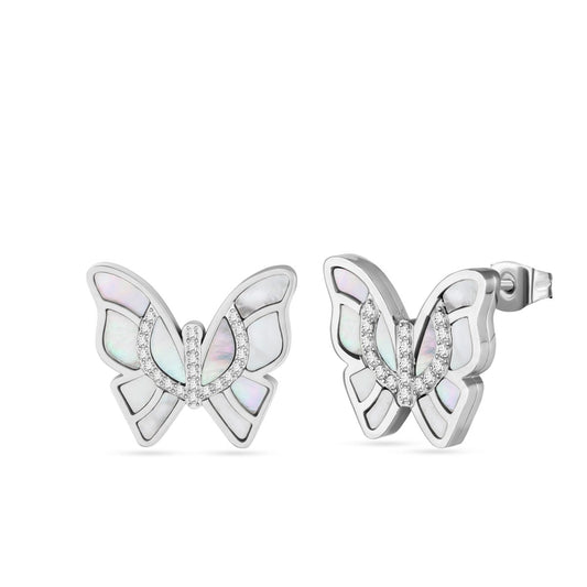 Cerruti CIJLE2216301 Butterfly 3.0 Σκουλαρίκια Από Ατσάλι - Κοσμηματοπωλείο Goldy