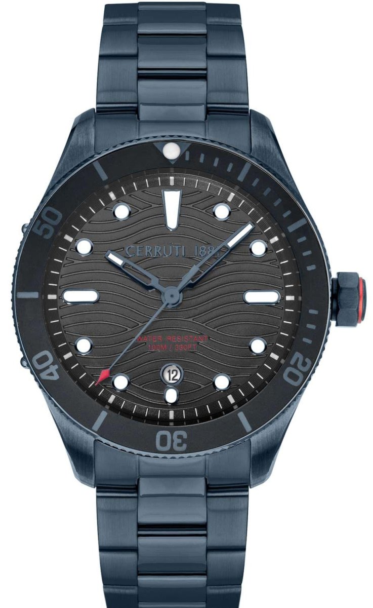 Cerruti CIWGH2113704 Cedonio Blue Stainless Steel Bracelet - Κοσμηματοπωλείο Goldy