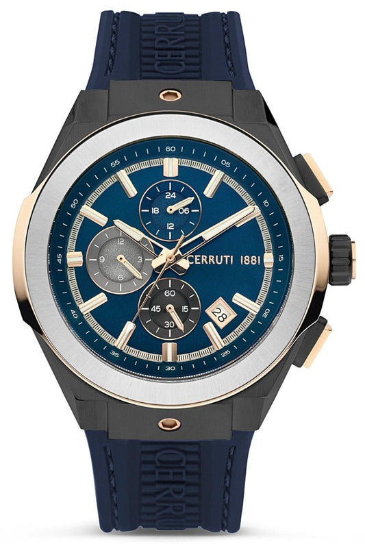 Cerruti CIWGQ2224003 Ruschello Blue Silicon Strap - Κοσμηματοπωλείο Goldy