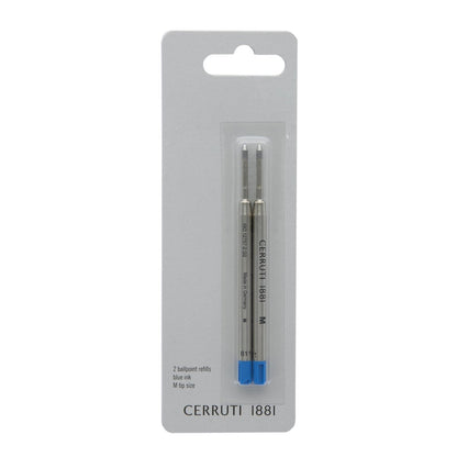 Cerruti NPR541BM Σετ 2 Ανταλλακτικών Ball Point Μπλε - Κοσμηματοπωλείο Goldy