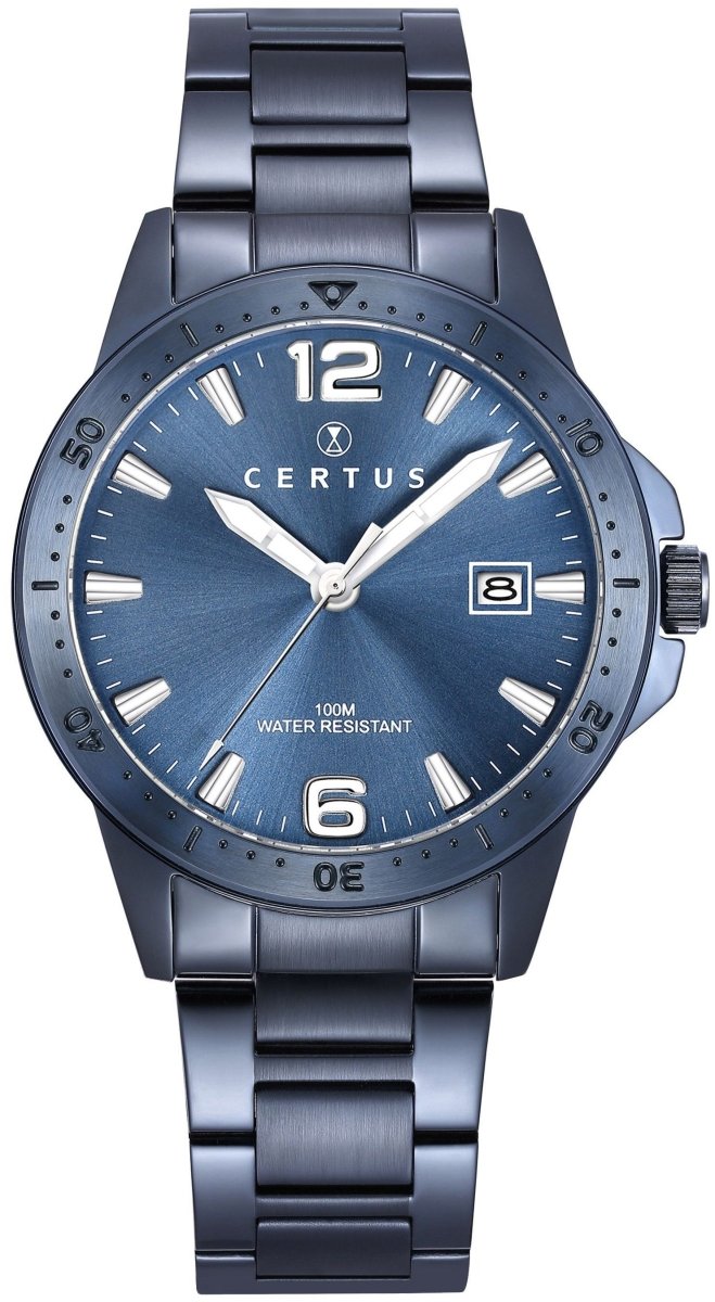 Certus 616483 Blue Stainless Steel Bracelet - Κοσμηματοπωλείο Goldy