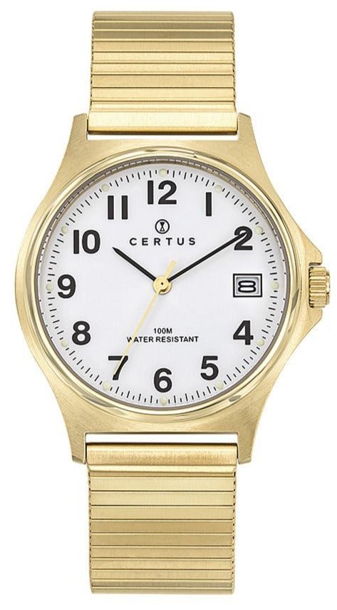 Certus 617008 Elastic Gold Stainless Steel Bracelet - Κοσμηματοπωλείο Goldy