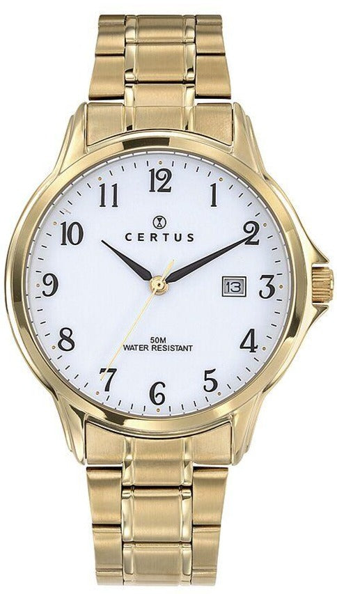 Certus 617021 Gold Stainless Steel Bracelet - Κοσμηματοπωλείο Goldy
