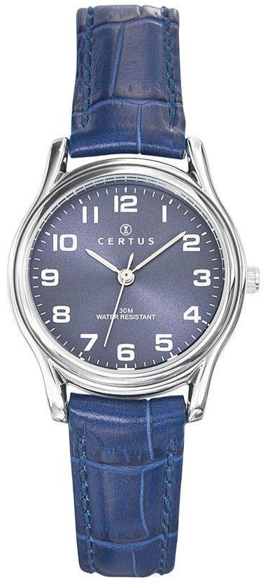 Certus 644376 Blue Leather Strap - Κοσμηματοπωλείο Goldy