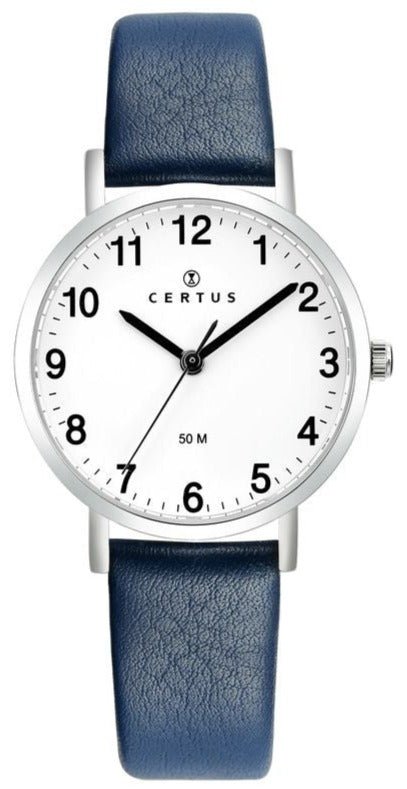 Certus 644445 Blue Leather Strap - Κοσμηματοπωλείο Goldy