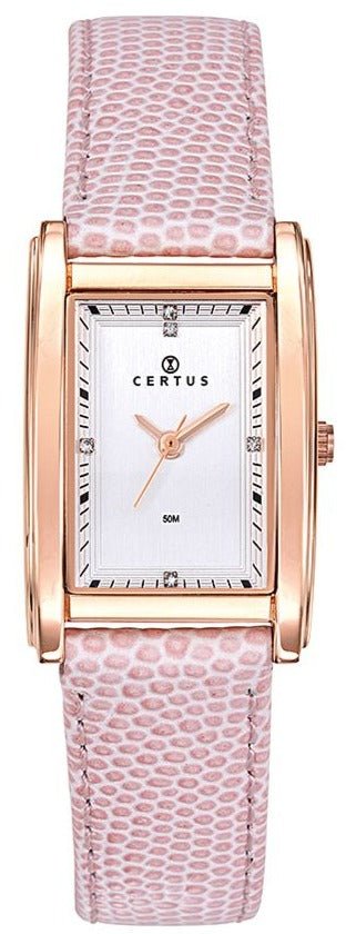 Certus 646244 Pink Leather Strap - Κοσμηματοπωλείο Goldy