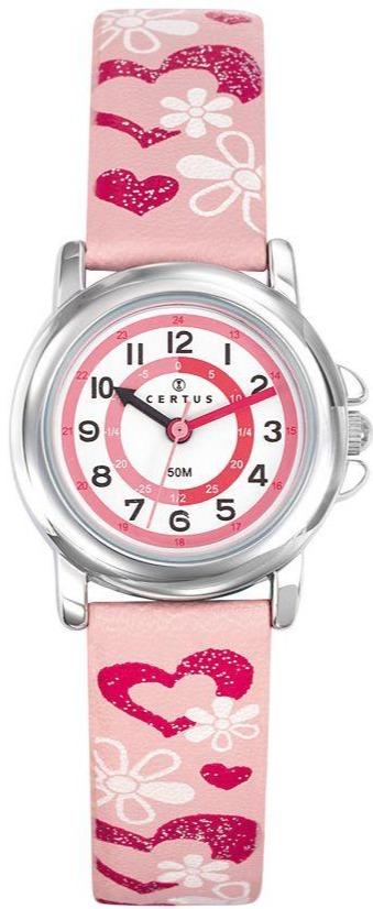 Certus 647454 Kids Pink Leather Strap - Κοσμηματοπωλείο Goldy