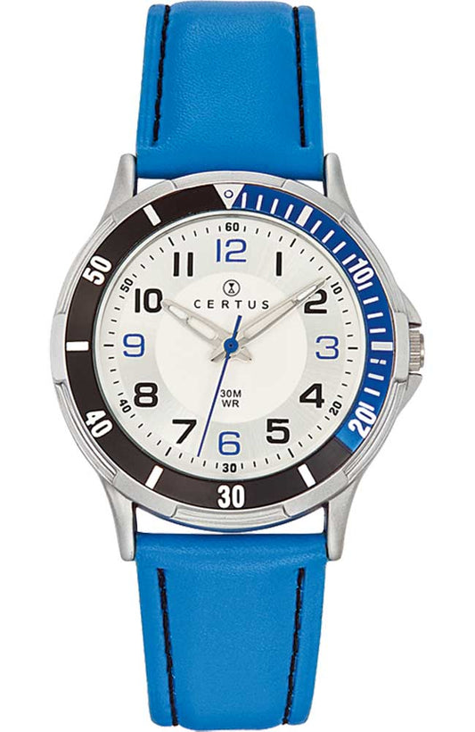 Certus 647523 Kids Blue Leather Strap - Κοσμηματοπωλείο Goldy