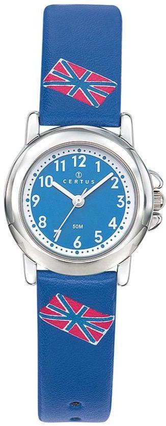 Certus 647612 Blue Leather Strap - Κοσμηματοπωλείο Goldy