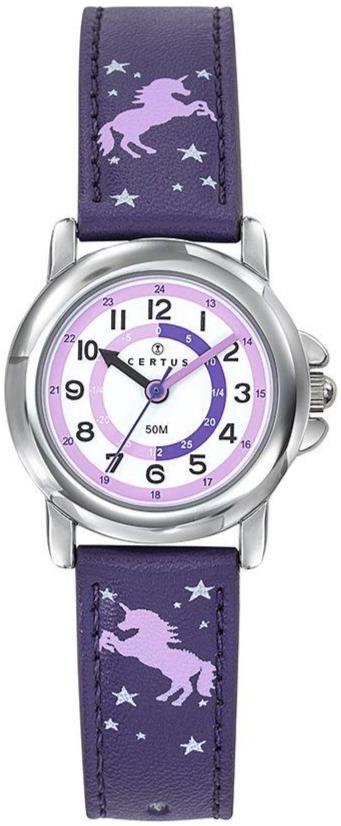 Certus 647627 Purple Leather Strap - Κοσμηματοπωλείο Goldy