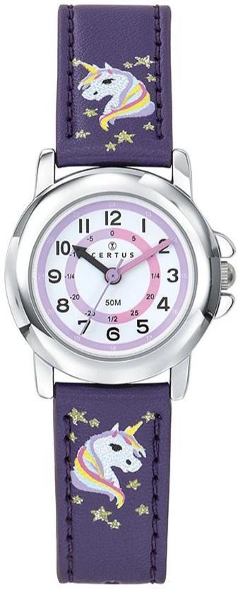 Certus 647640 Kids Purple Leather Strap - Κοσμηματοπωλείο Goldy