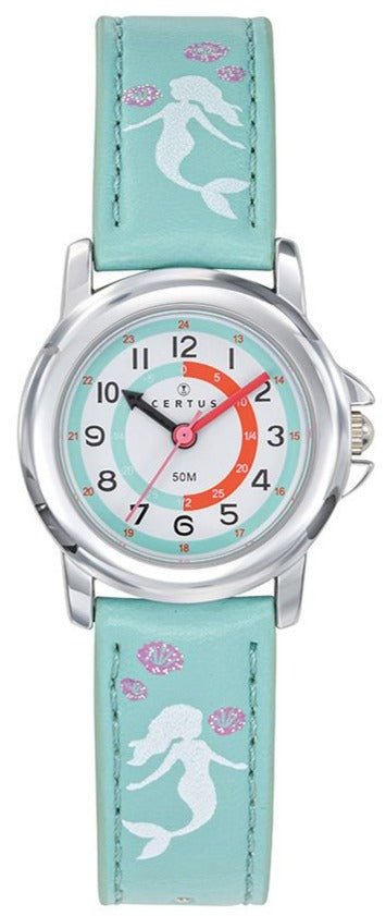 Certus 647655 Light Blue Leather Strap - Κοσμηματοπωλείο Goldy