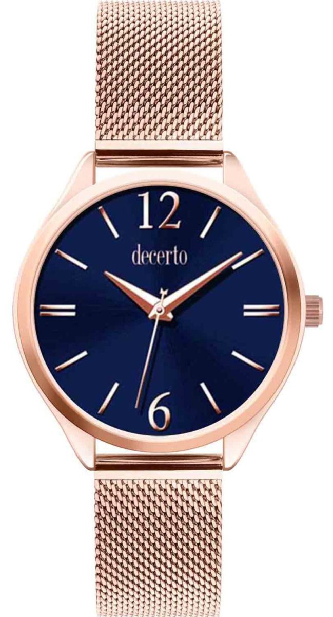 Decerto 2728R-104 Philia Rose Gold Stainless Steel Bracelet - Κοσμηματοπωλείο Goldy