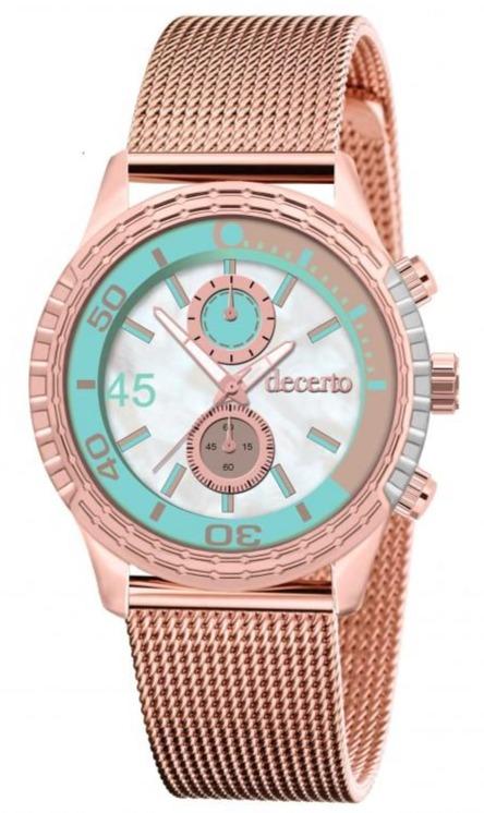 Decerto Q1010-103 Ice Lolly Rose Gold Stainless Steel Bracelet - Κοσμηματοπωλείο Goldy