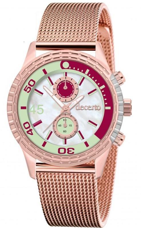 Decerto Q1010-105 Ice Lolly Rose Gold Stainless Steel Bracelet - Κοσμηματοπωλείο Goldy