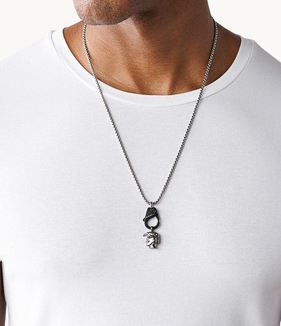 Diesel DX1148040 Men's Stainless Steel Necklace | Goldy.gr