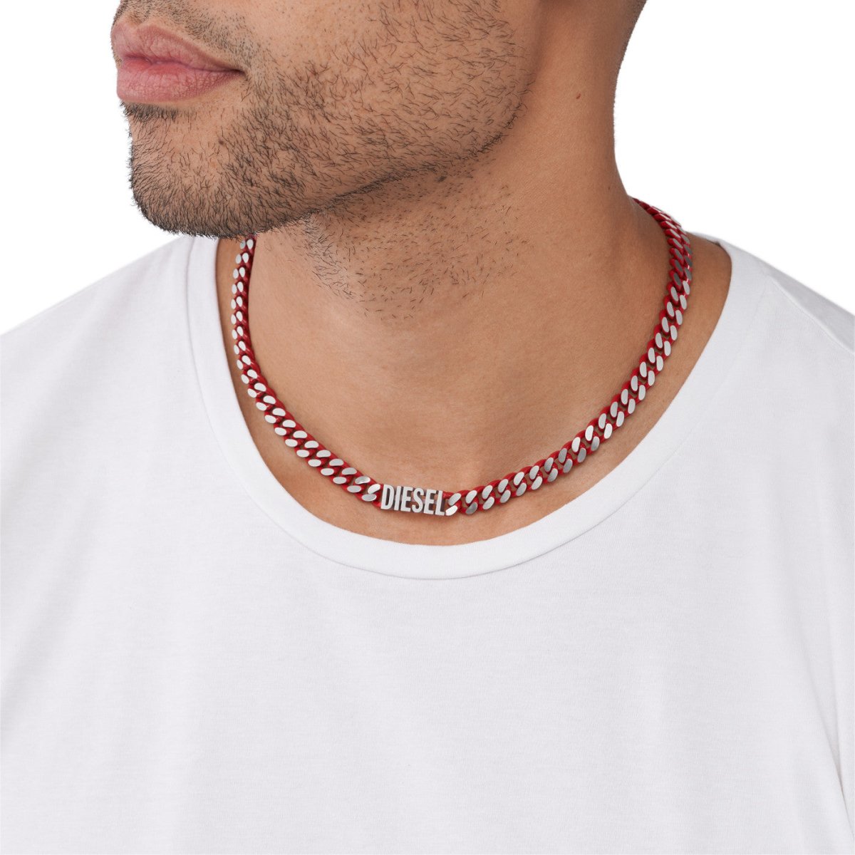 Diesel DX1416040 Men's Stainless Steel Necklace | Goldy.gr