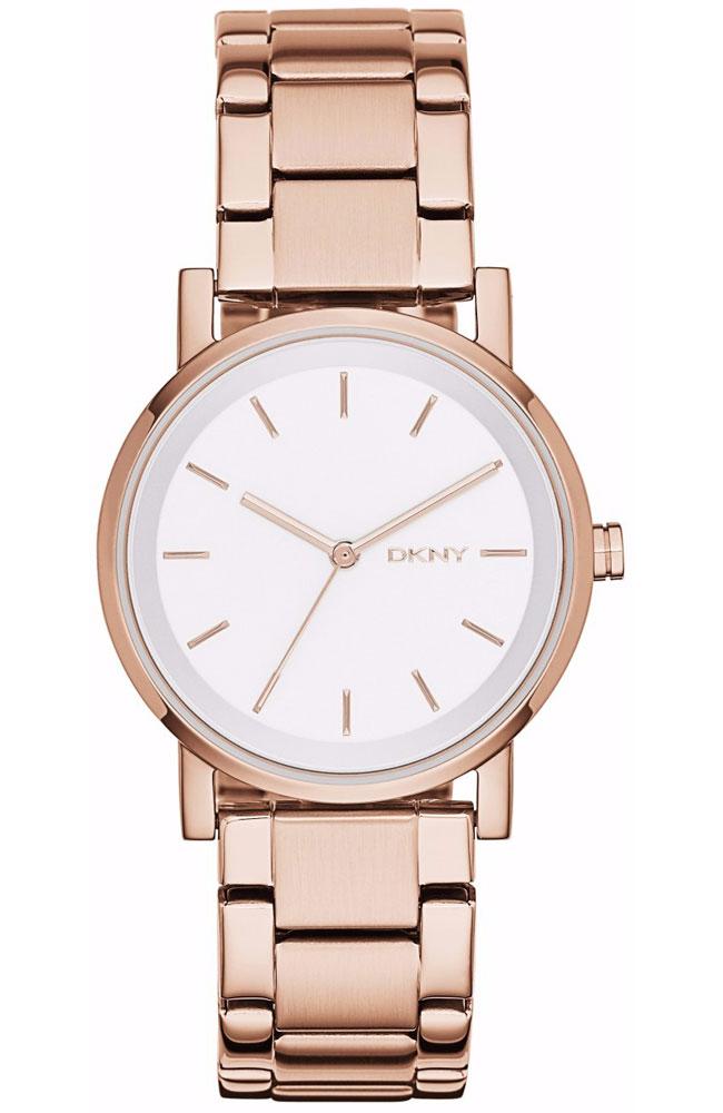 DKNY NY2344 Soho Rose Gold Stainless Steel Bracelet - Κοσμηματοπωλείο Goldy