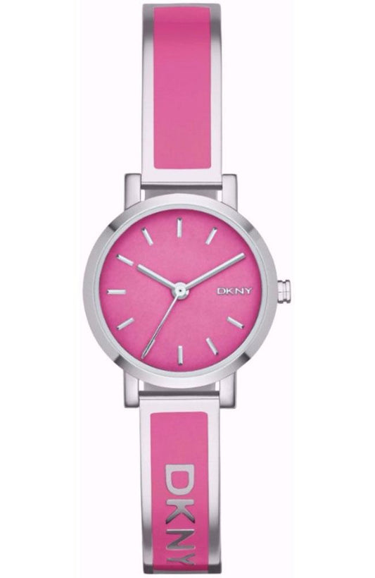 DKNY NY2360 Soho Pink Stainless Steel Bracelet - Κοσμηματοπωλείο Goldy