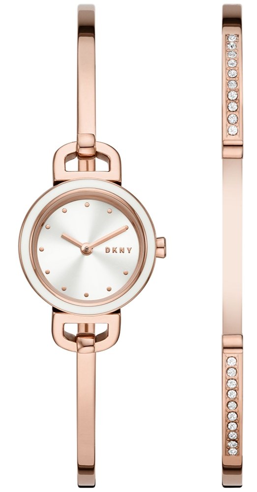 DKNY NY2962 City Link Rose Gold Stainless Steel Bracelet - Κοσμηματοπωλείο Goldy