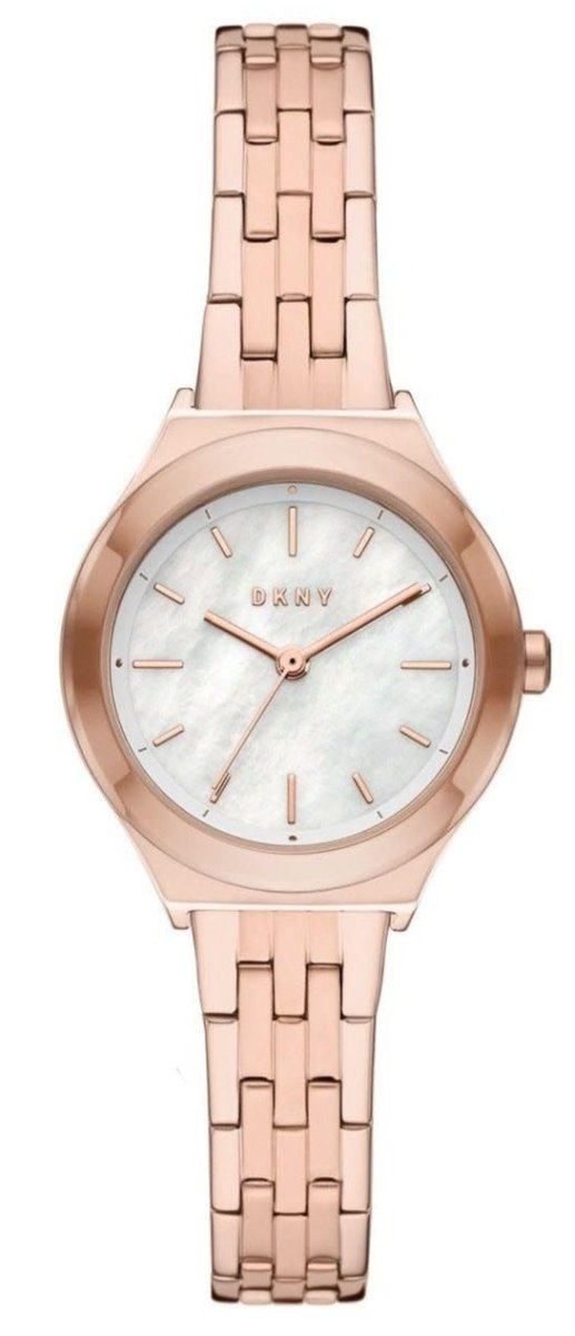 DKNY NY2977 Parsons Rose Gold Stainless Steel Bracelet - Κοσμηματοπωλείο Goldy
