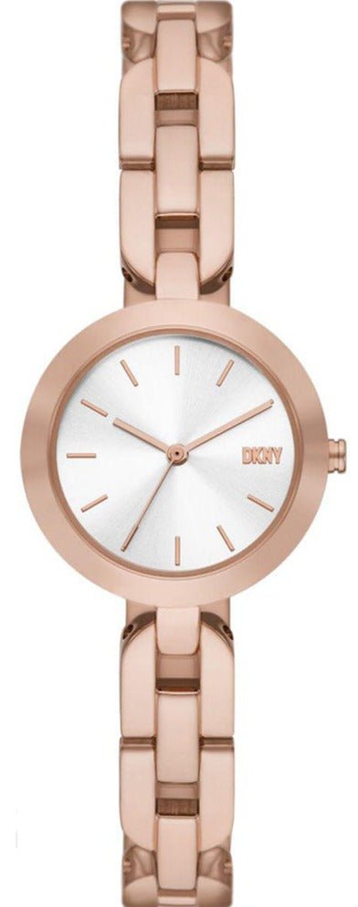 DKNY NY6628 City Link Rose Gold Stainless Steel Bracelet - Κοσμηματοπωλείο Goldy