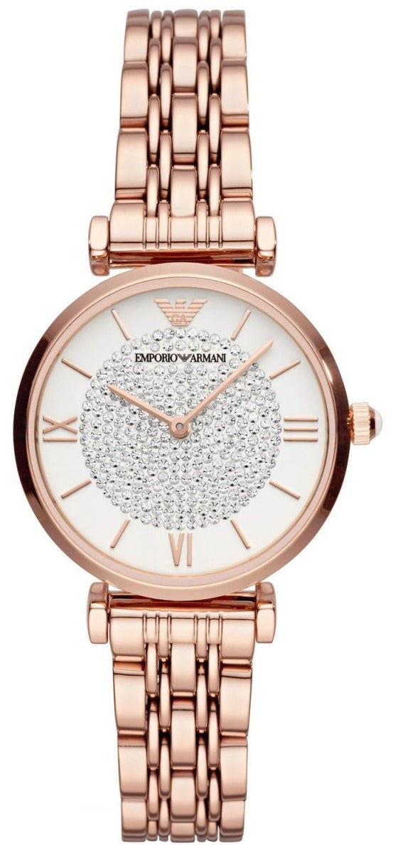 Emporio Armani AR11244 Rose Gold Stainless Steel Bracelet - Κοσμηματοπωλείο Goldy