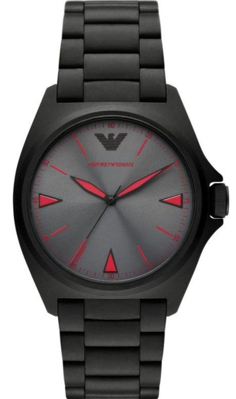 Emporio Armani AR11393 Nicola Black Stainless Steel Bracelet - Κοσμηματοπωλείο Goldy