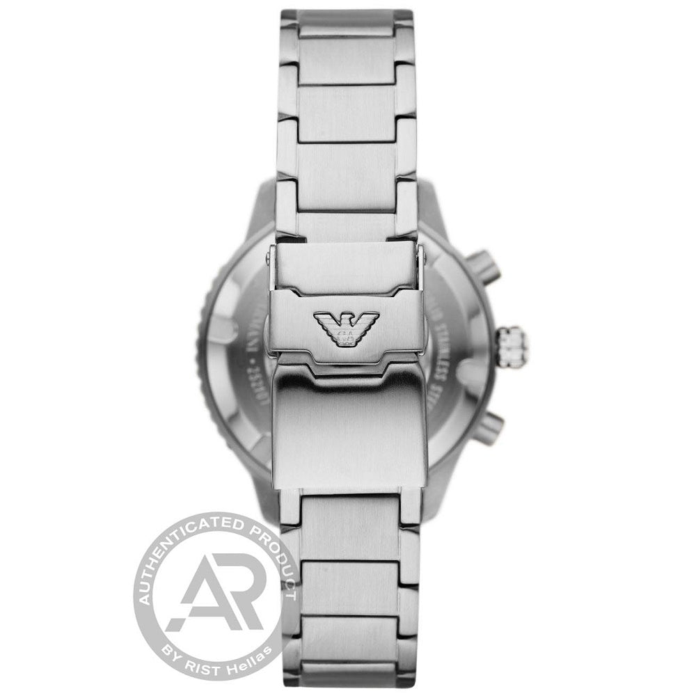 Emporio Armani AR11500 Diver Chronograph Stainless Steel Bracelet - Κοσμηματοπωλείο Goldy