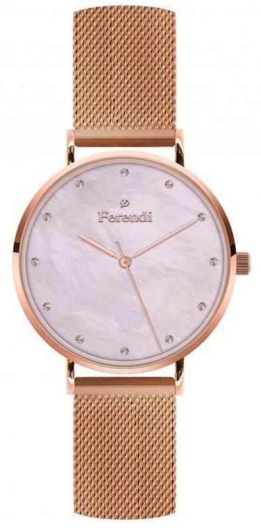 Ferendi 3620-104 Pink Sea Rose Gold Stainless Steel Bracelet - Κοσμηματοπωλείο Goldy