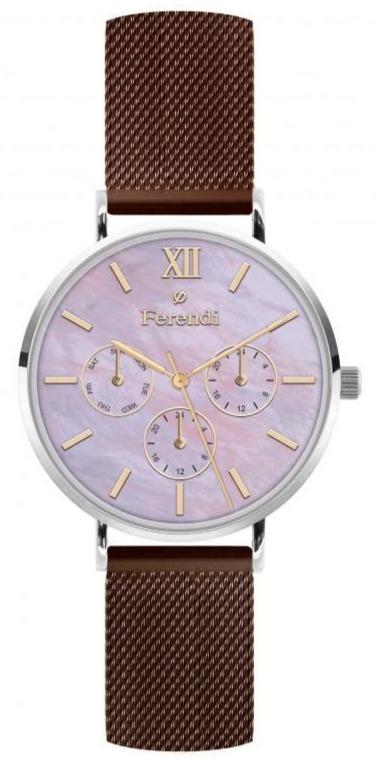 Ferendi 3620-135 Rainbow Brown Stainless Steel Bracelet - Κοσμηματοπωλείο Goldy