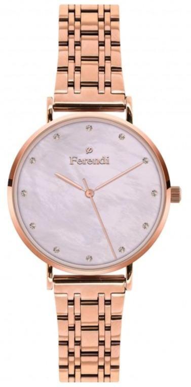 Ferendi 3620-204 Pink Sea Rose Gold Stainless Steel Bracelet - Κοσμηματοπωλείο Goldy