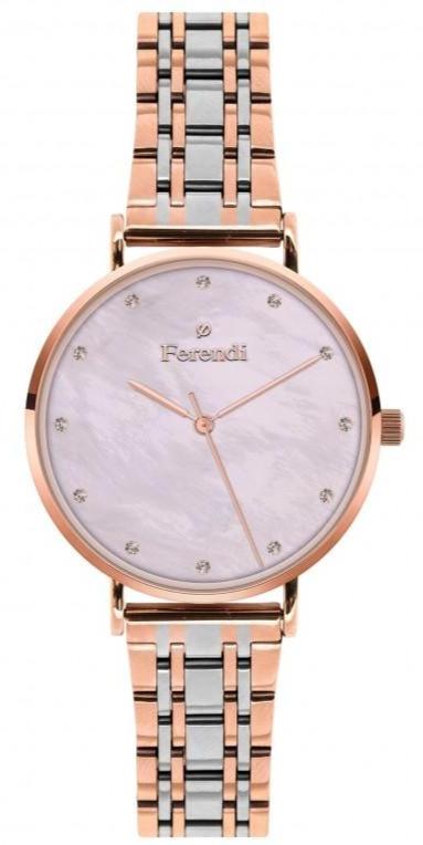 Ferendi 3620-224 Pink Sea Two Tone Stainless Steel Bracelet - Κοσμηματοπωλείο Goldy