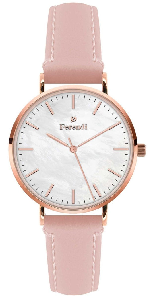 Ferendi 3620-35 Lover Pink Leather Strap - Κοσμηματοπωλείο Goldy