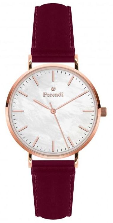 Ferendi 3620-39 Lover Red Leather Strap - Κοσμηματοπωλείο Goldy