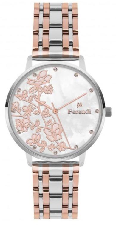 Ferendi 3820S-223 Blossom Two Tone Stainless Steel Bracelet - Κοσμηματοπωλείο Goldy