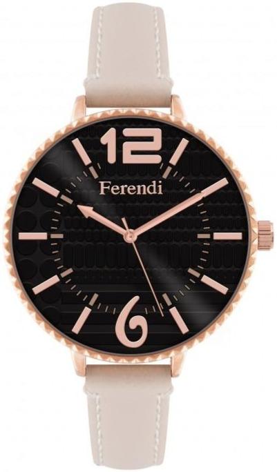 Ferendi 7460R-13 Inaly Beige Leather Strap - Κοσμηματοπωλείο Goldy