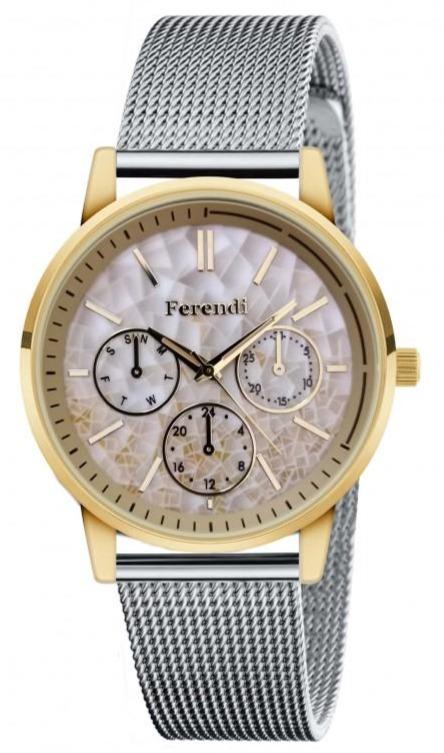 Ferendi FE8448G-115 Infinity Silver Stainless Steel Bracelet - Κοσμηματοπωλείο Goldy