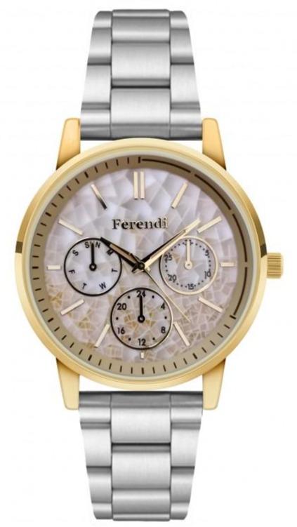 Ferendi FE8448G-215 Infinity Silver Stainless Steel Bracelet - Κοσμηματοπωλείο Goldy