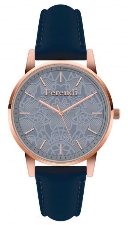 Ferendi FE8448R-74 Storm Blue Leather Strap - Κοσμηματοπωλείο Goldy